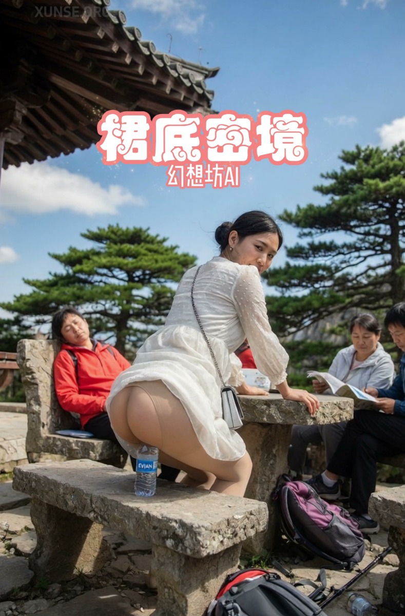 【AI短剧】《裙底密境》会员4K版 身穿白色连衣裙的绝美少妇 谁能想到她居然没穿内裤 逼里还塞着矿泉水瓶